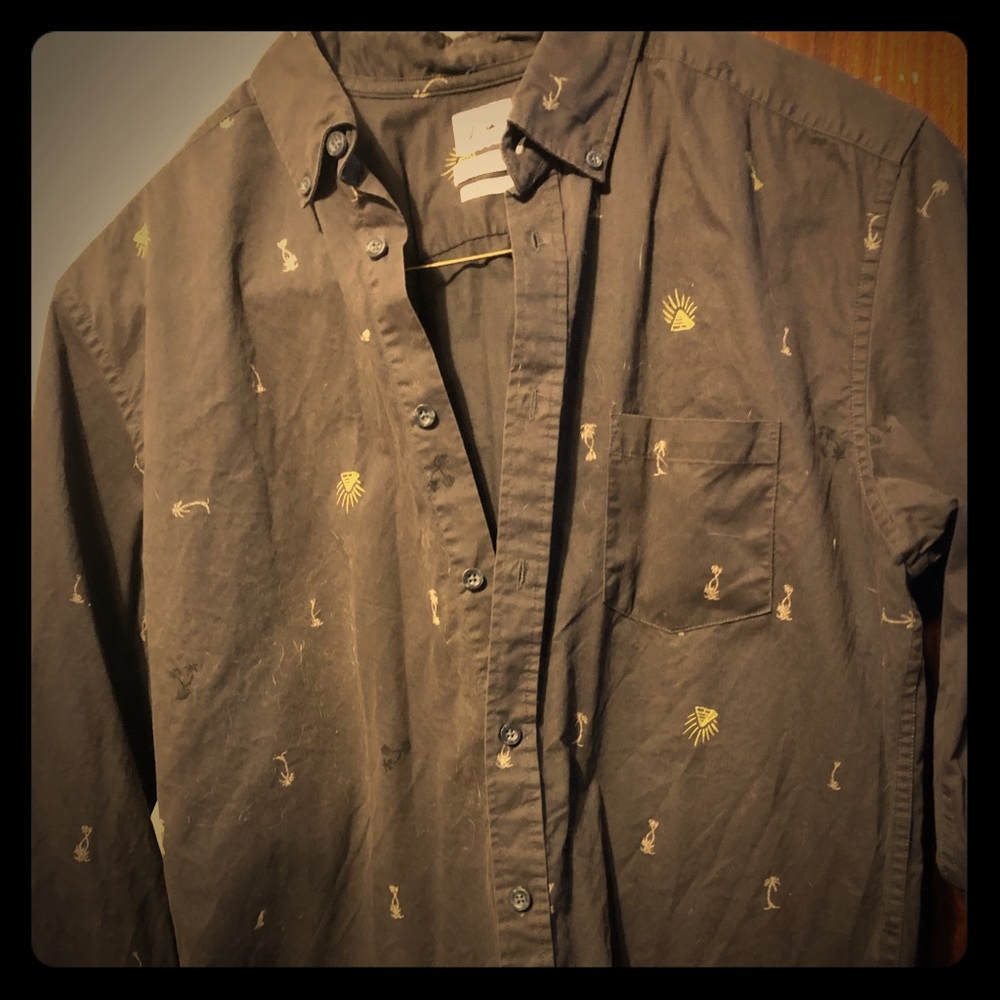 Quick silver long sleeve button up